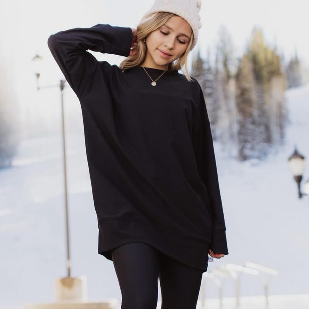 FIVE THE LABEL AIRBRUSH COZY PULLOVER